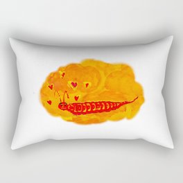 caterpillar in love Rectangular Pillow