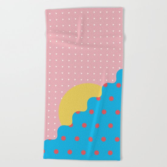 Memphis Style N°6 Beach Towel