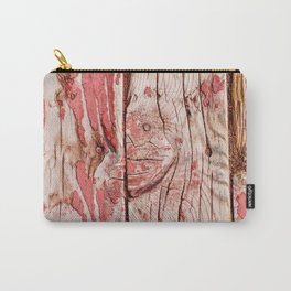 Abstract Art Of Old Wood Carry-All Pouch | Avantgarde, Peel, Digital, Color, Art, Awesome, Knot, Weathered, Snug, Red 