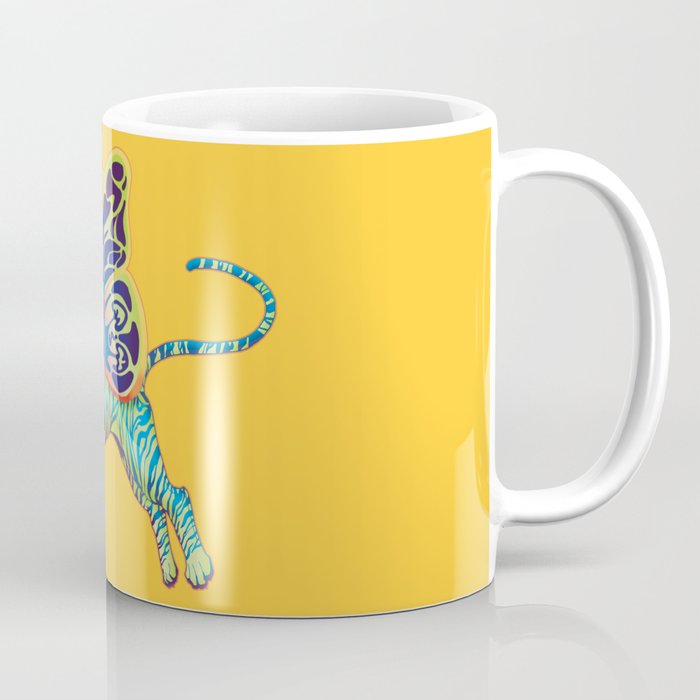 Psychedelic Tiger Moth Coffee Mug