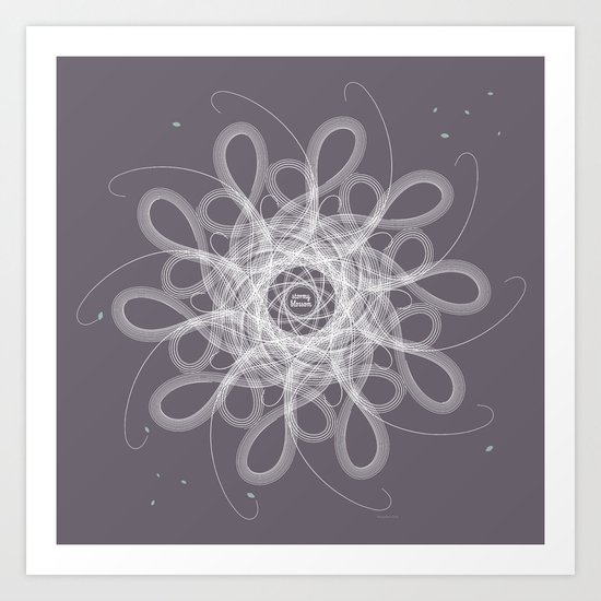 Ornament - Stormy Blossom Art Print
