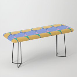 Abstract Patterned Shapes II Bench