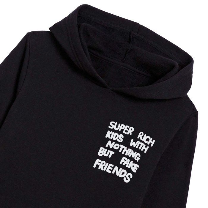 Bukake black hoodie top