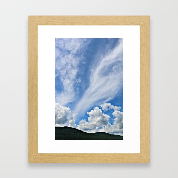 Cloud Path to the Milky Way Framed Art Print