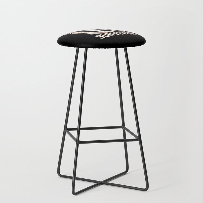 Broken Leg Survivor Injury Recovery Rehabilitation Bar Stool by