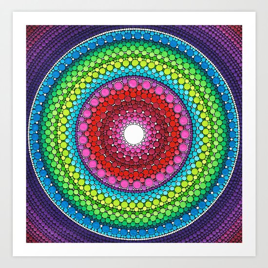 Mandala of Inner Peace Art Print
