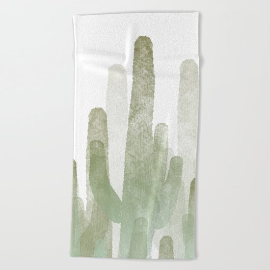 Cacti Beach Towel