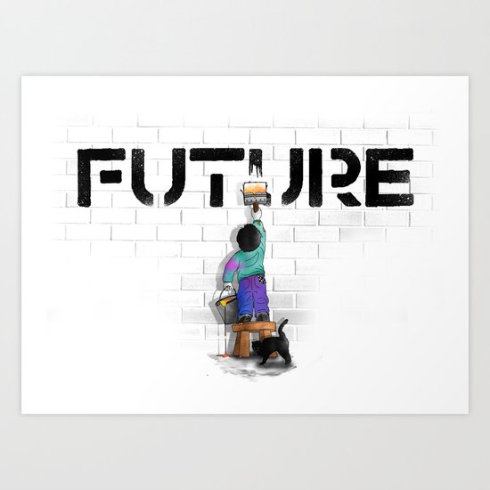 No Future Art Print