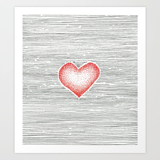 I love you this much Art Print