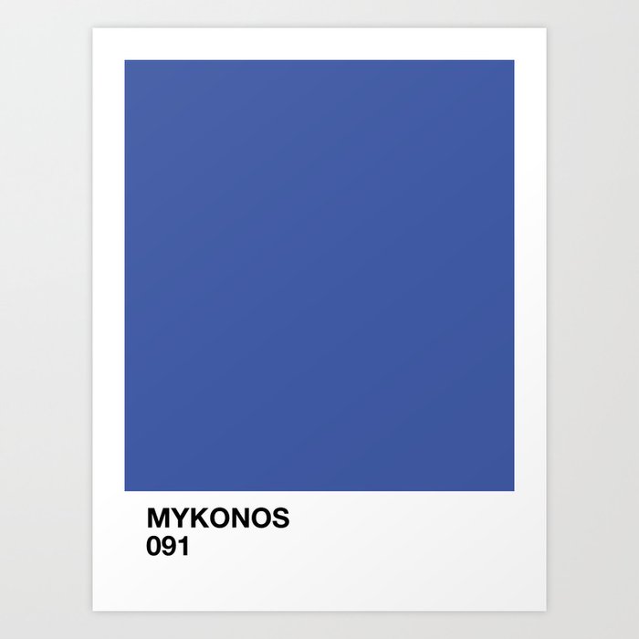mykonos Art Print