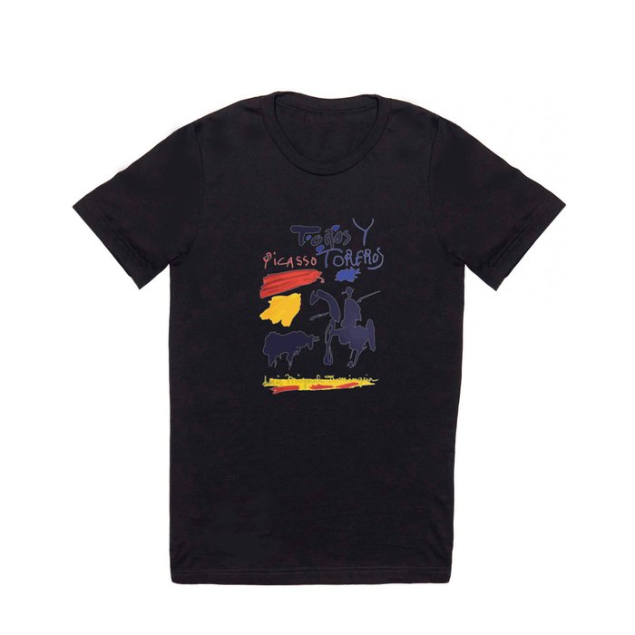 Picasso -Toros Y Toreros (Bulls and Bullfighters) Artwork T Shirt