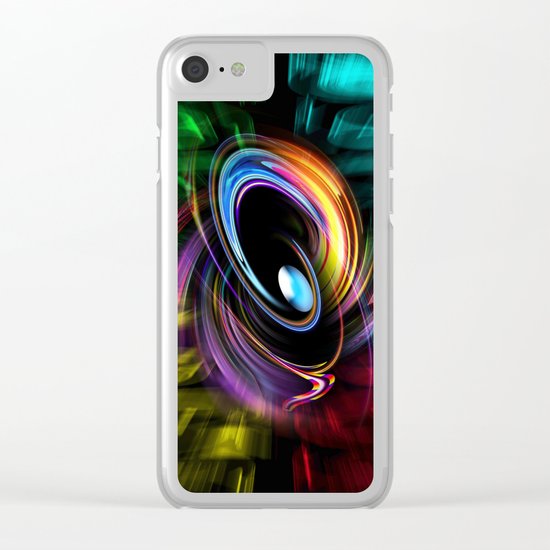 Abstract perfection 46 Clear iPhone Case