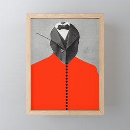 Der richtige Anzug zum Gesicht Framed Mini Art Print