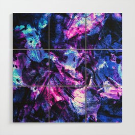 Dark Night Of The Soul Abstract Wood Wall Art