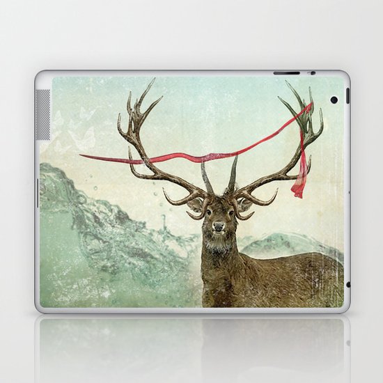 hold deer, tsunami Laptop & iPad Skin