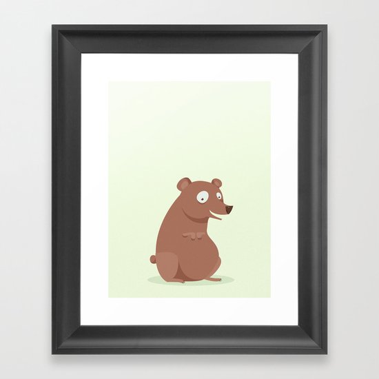 Bear Framed Art Print