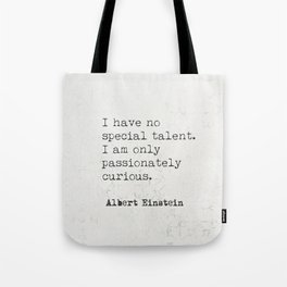 Albert Einstein 3011 quote Tote Bag