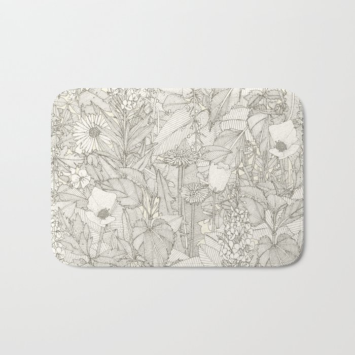 weeds aplenty mortar Bath Mat