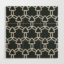 Gray-Green and White Tessellation Pattern 29 Pairs Coloro 2022 Popular Color Dark Springs 087-20-02 Wood Wall Art