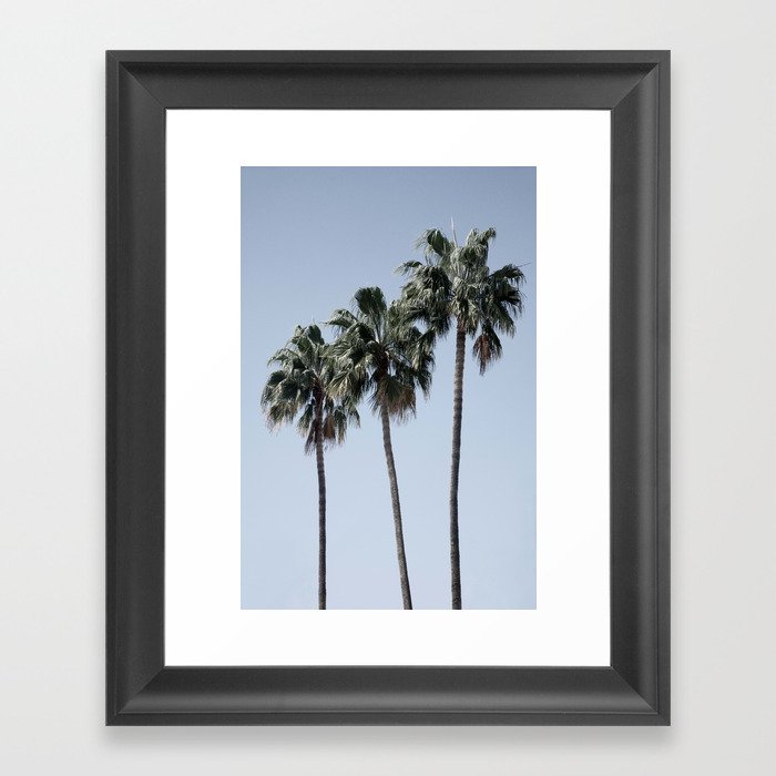 Palm Trees Dream #3 #tropical #wall #decor #art #society6 Framed Art Print