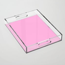 Light Hot Pink - solid color Acrylic Tray