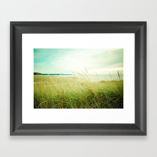 September at the Beach Framed Art Print