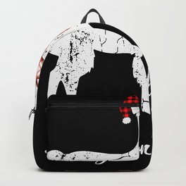 Plaid Flannel Llama Mama Proud Mom Family Pajama Backpack