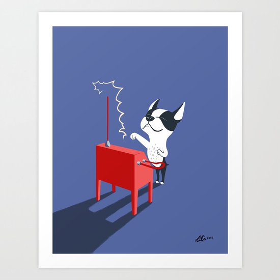 Boogie on Theremin Art Print