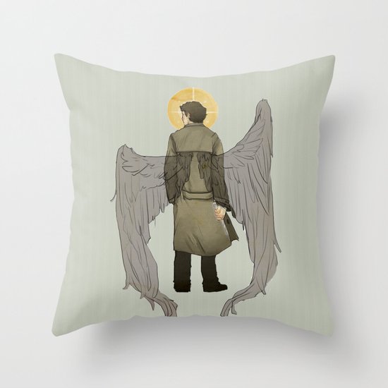 Castiel Throw Pillow