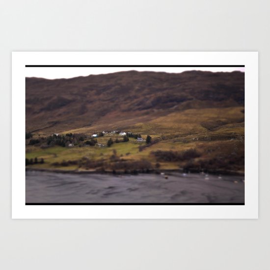 New Years Day, one year in Ullapool. Art Print