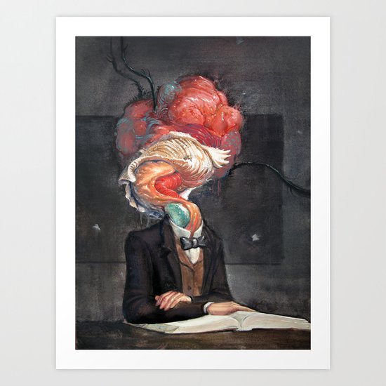 Mutant Scholar Art Print