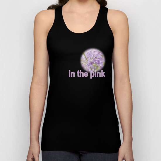 Lilac Flowers Mist Unisex Tank Top
