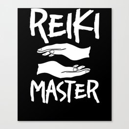Reiki Healer Energy Healing Music Master Stone Canvas Print