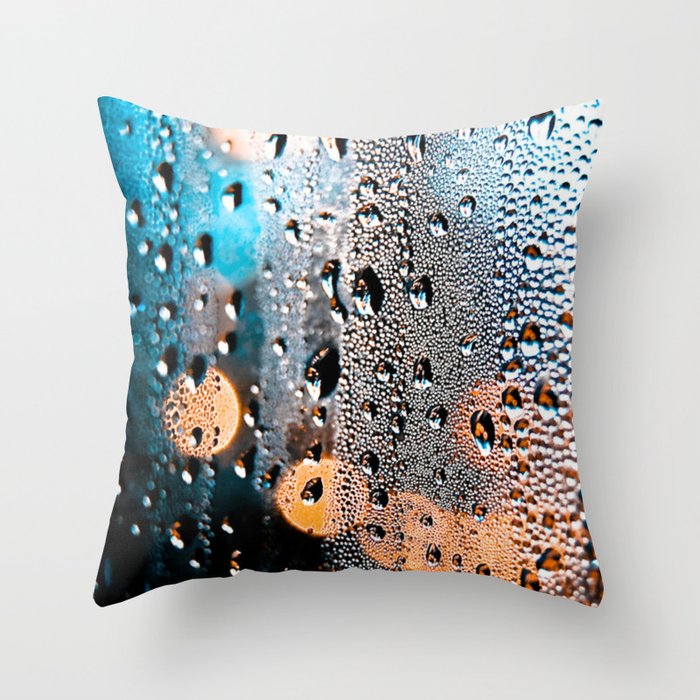Rainy Days Throw Pillow