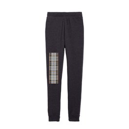 Brown Chocolate Plaid Modern Collection Kids Joggers