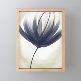The Blue Flower Open Framed Mini Art Print