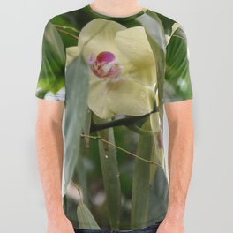 Tropical Flowers Orchids 08 All Over Graphic Tee