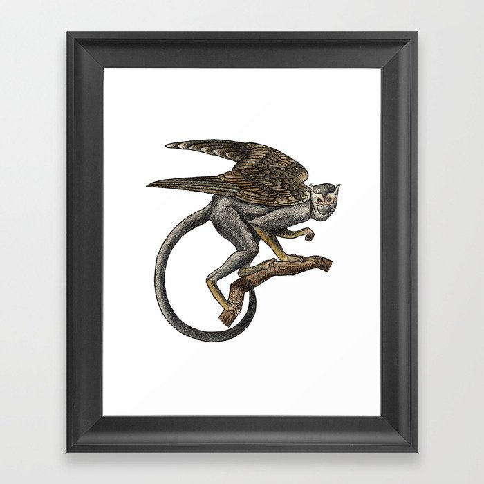 Flying Monkey Framed Art Print