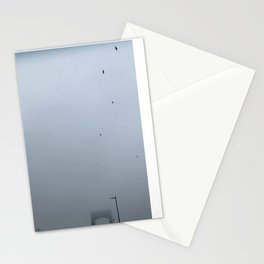 Birds in a Fog Stationery Card