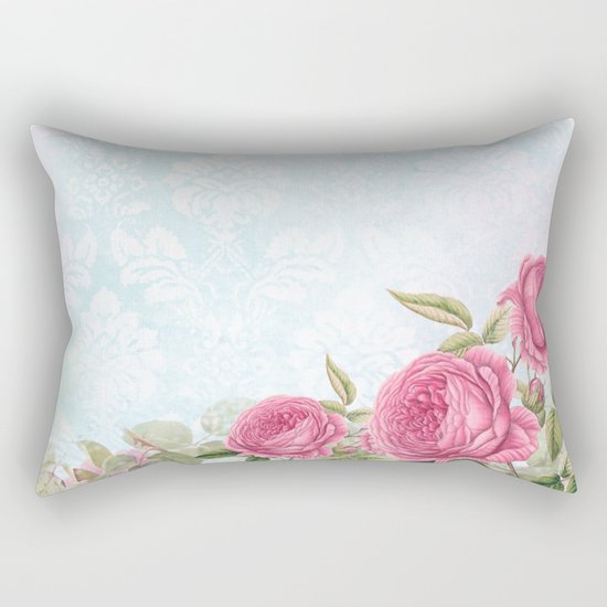 Pretty vintage roses #3 Rectangular Pillow