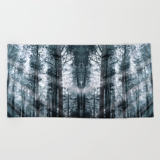 I Talk to the Trees... Beach Towel
