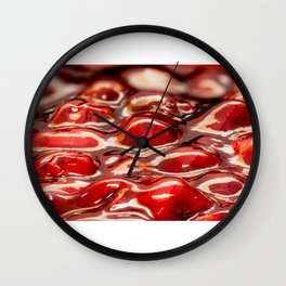 jam tart Wall Clock | Food, Photo 