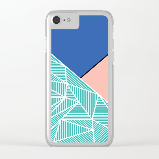 B Rays Geo 4 Clear iPhone Case