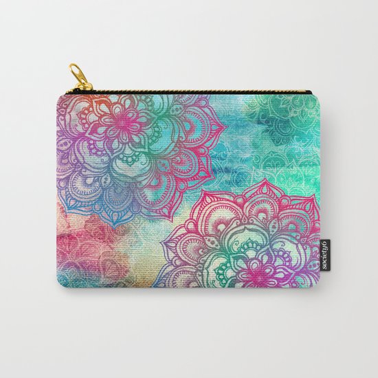 Round & Round the Rainbow Carry-All Pouch