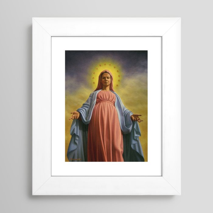 Virgin Mary Framed Art Print