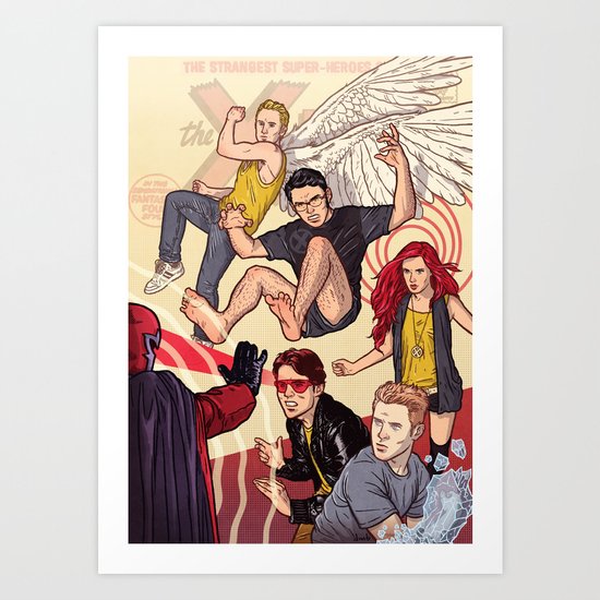 Tribute to X-Men #1 Art Print