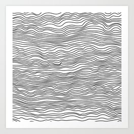 pattern line Art Print