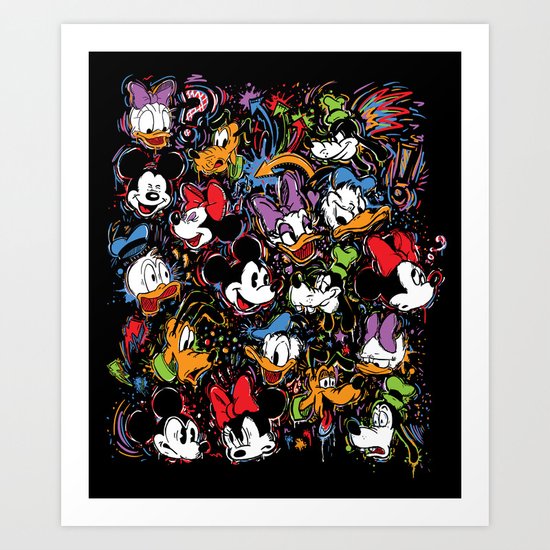 Emotion Explosion Art Print