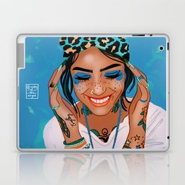 Tattooed girl Laptop & iPad Skin
