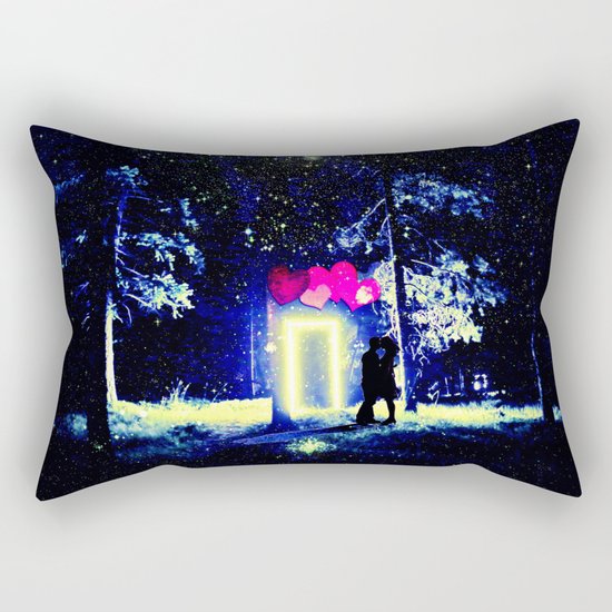 Love in the Dark Rectangular Pillow